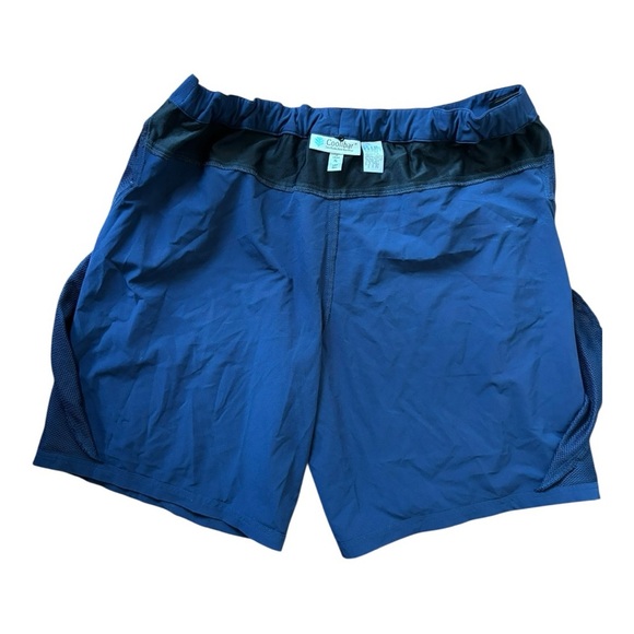 Coolibar Men's Calasa Tech Swim Trunks Size XL Navy UPF 50+ - Picture 6 of 14